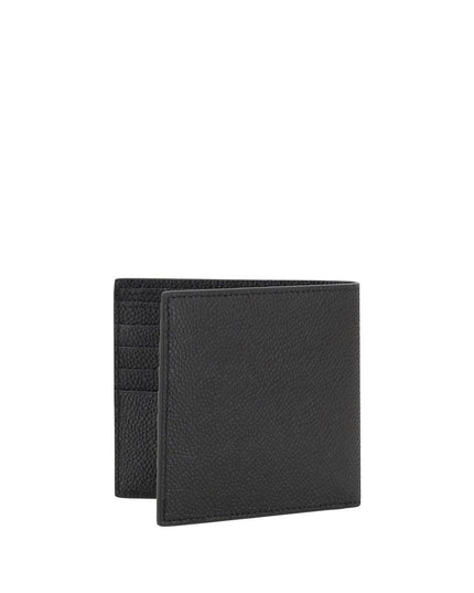 Thom Browne Black Calf Leather Bos Taurus Wallet