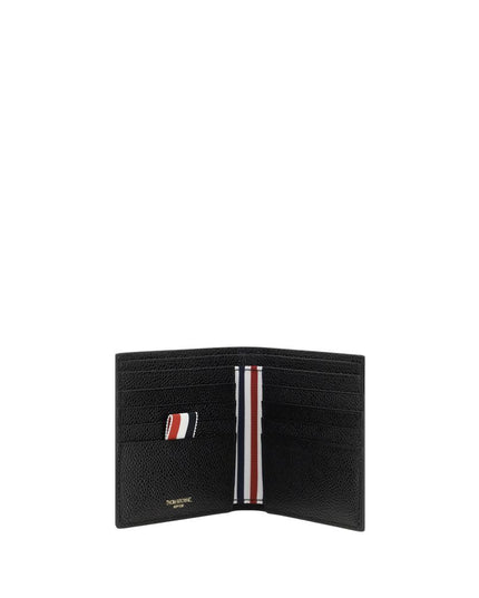 Thom Browne Black Calf Leather Bos Taurus Wallet