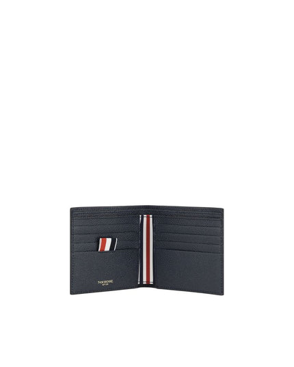 Thom Browne Blue Calf Leather Bos Taurus Wallet
