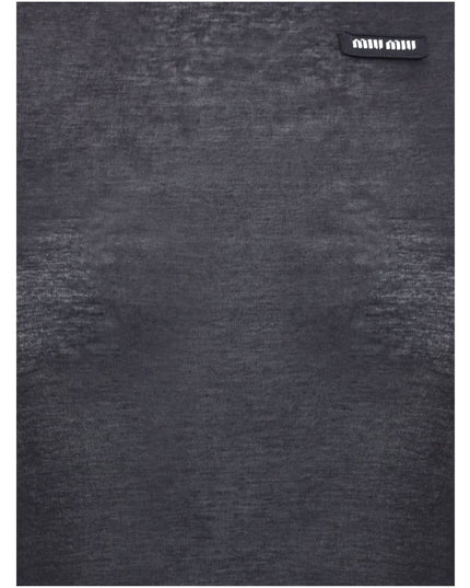 Miu Miu Black Cotton Casual Dress