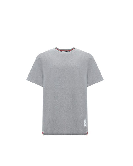 Thom Browne Gray Cotton T-Shirt
