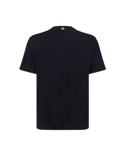 Thom Browne Blue Cotton T-Shirt