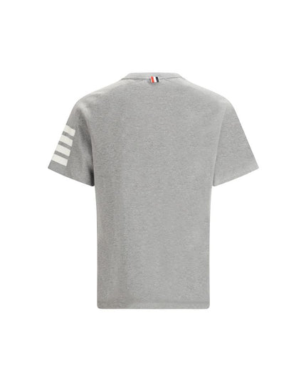 Thom Browne Gray Cotton T-Shirt