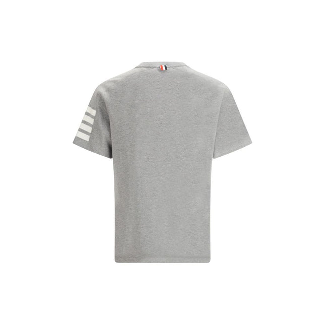 Thom Browne Gray Cotton T-Shirt
