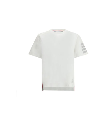 Thom Browne White Cotton T-Shirt