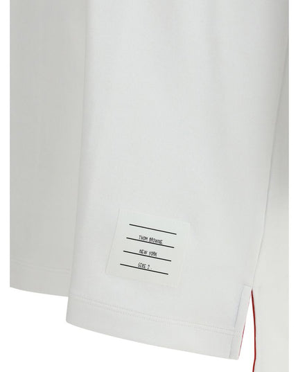 Thom Browne White Cotton T-Shirt