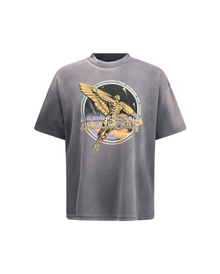 Represent Gray Cotton T-Shirt