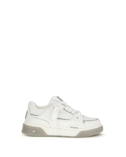 Represent White Calf Leather Bos Taurus Sneakers