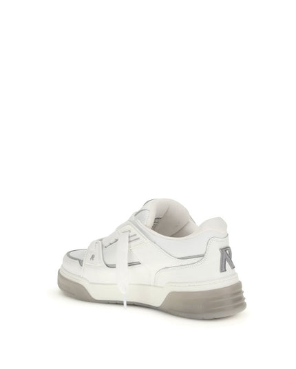 Represent White Calf Leather Bos Taurus Sneakers