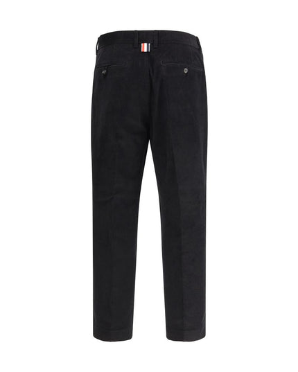 Thom Browne Black Cotton Chino Pants