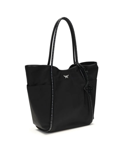 MCM Black Fabric Shoulder Bag