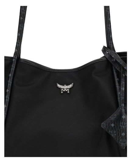 MCM Black Fabric Shoulder Bag