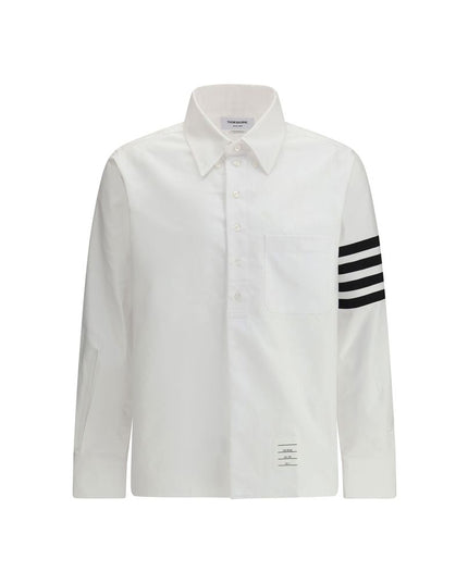 Thom Browne White Cotton Dress Shirt