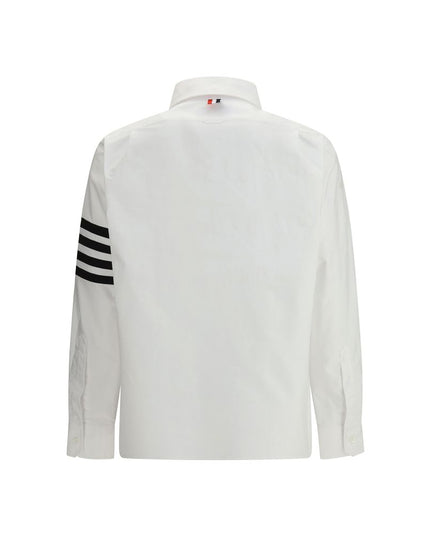 Thom Browne White Cotton Dress Shirt