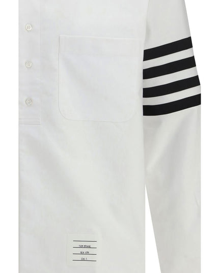 Thom Browne White Cotton Dress Shirt