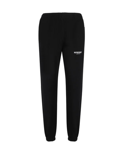 Represent Black Cotton Joggers (Workout Pants)