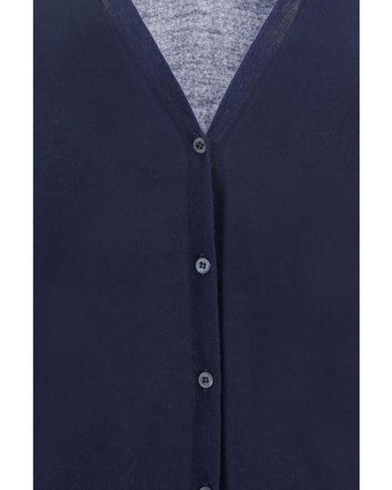 Prada Blue Cashmere Cardigan