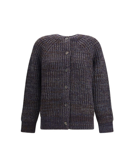 Prada Brown Merino Wool Cardigan