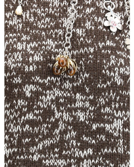 Prada Brown Fleece Wool Sweatshirt