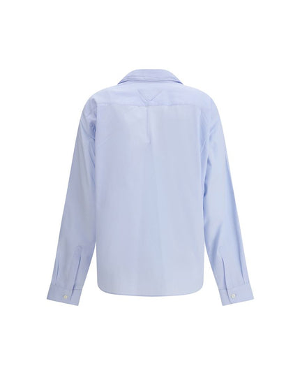 Prada Light Blue Cotton Dress Shirt