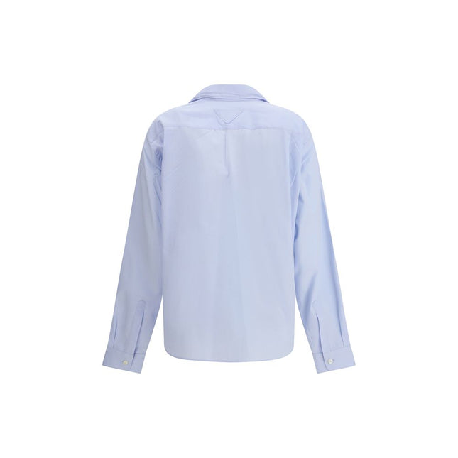 Prada Light Blue Cotton Dress Shirt