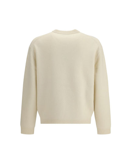 Maison Kitsuné Cream Wool Sweatshirt