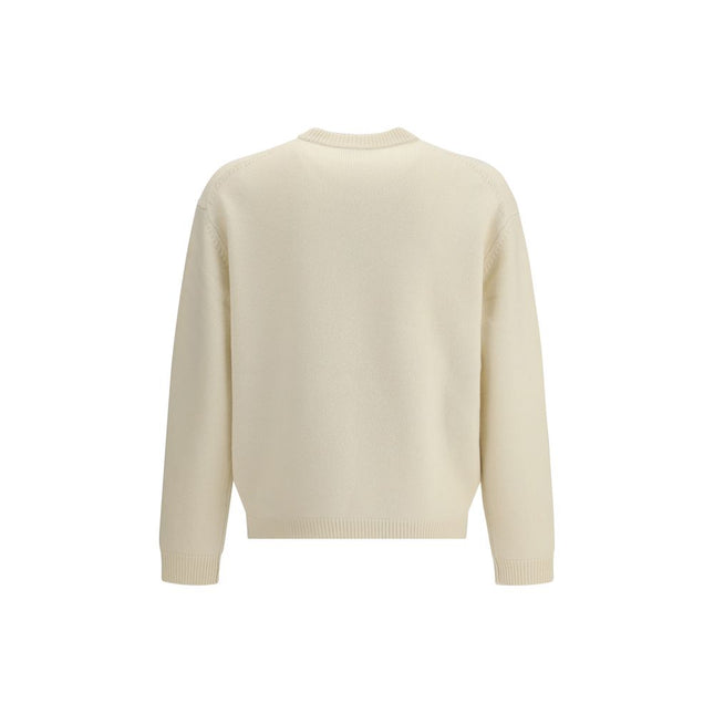 Maison Kitsuné Cream Wool Sweatshirt
