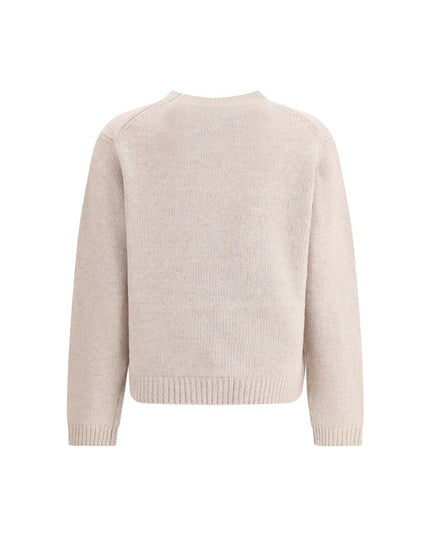Maison Kitsuné Cream Merino Wool Sweatshirt