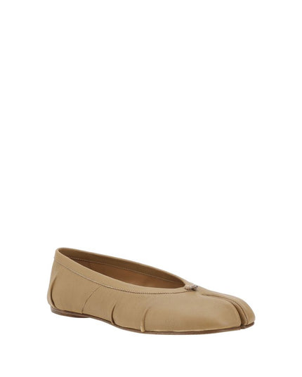 Margiela Beige Lamb Ovis Aries Aries Ballet Flats