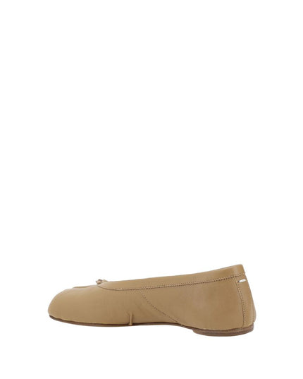 Margiela Beige Lamb Ovis Aries Aries Ballet Flats