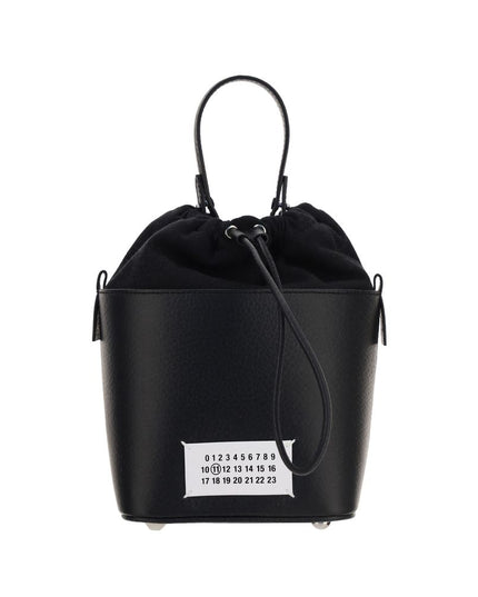 Margiela Black Calf Leather Bos Taurus Shoulder Bag