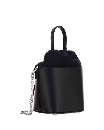 Margiela Black Calf Leather Bos Taurus Shoulder Bag