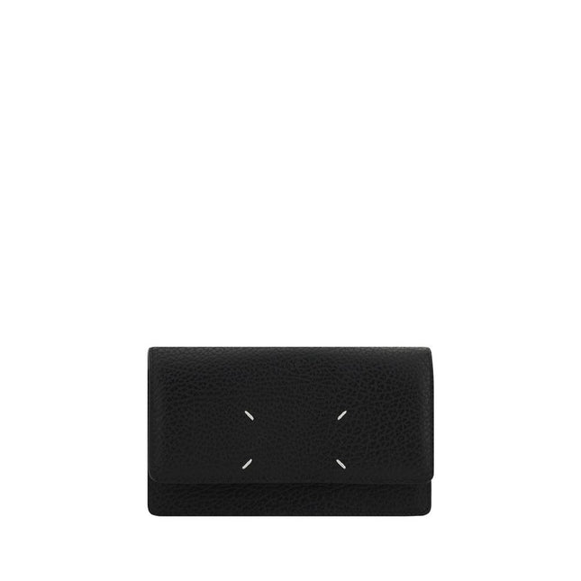 Margiela Black Calf Leather Bos Taurus Wallet