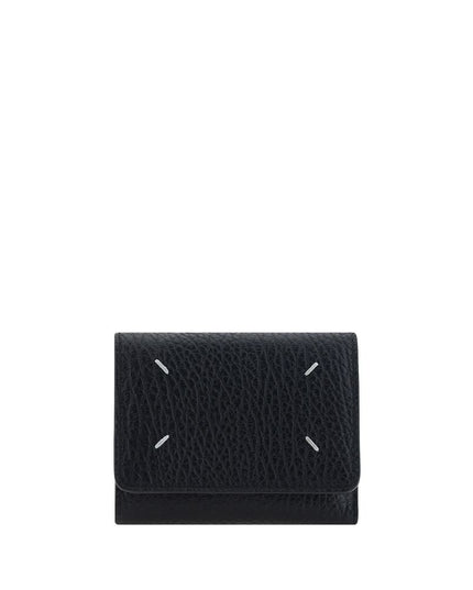 Margiela Black Calf Leather Bos Taurus Wallet