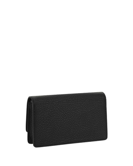 Margiela Black Calf Leather Bos Taurus Wallet