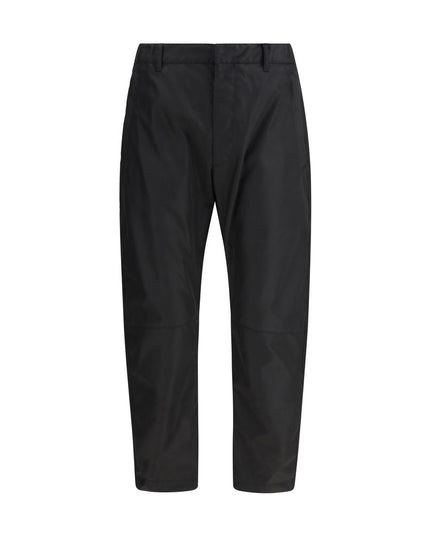 Prada Black Recycled Polyamide Casual Pants
