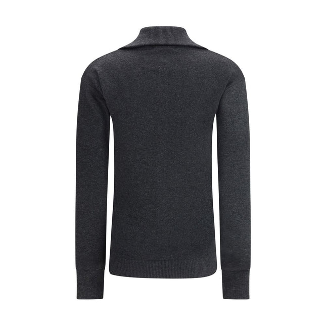 Lemaire Gray Wool Cardigan