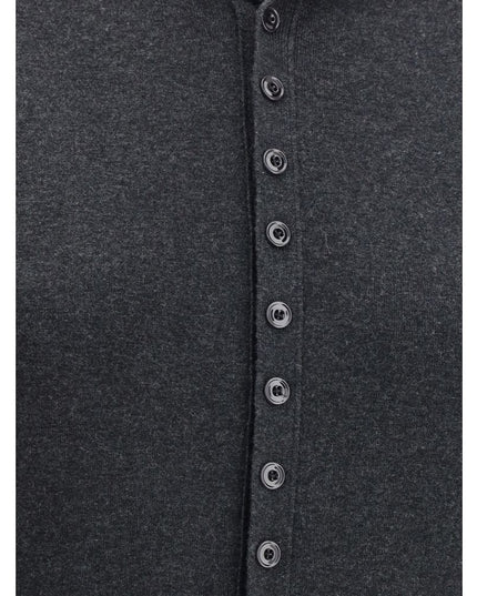 Lemaire Gray Wool Cardigan