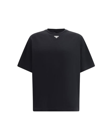Prada Black Cotton T-Shirt