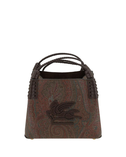 Etro Brown Fabric Handbag