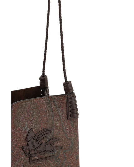 Etro Brown Fabric Handbag