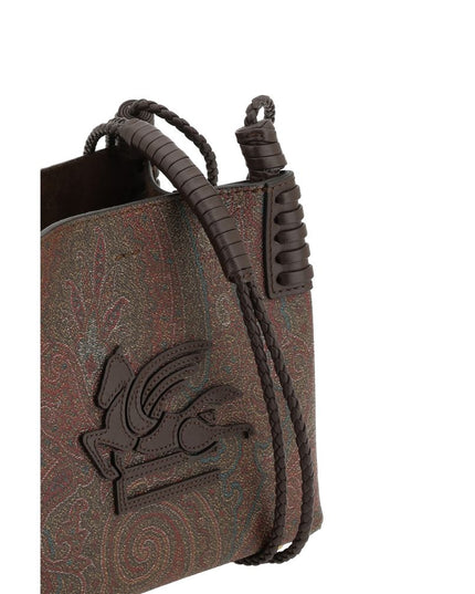 Etro Brown Fabric Handbag
