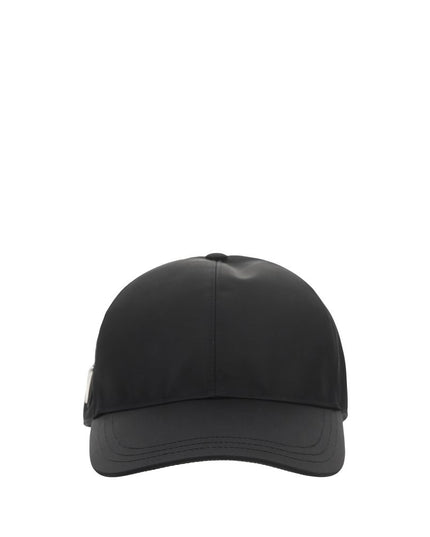 Prada Black Polyamide Cap (Baseball Hat)