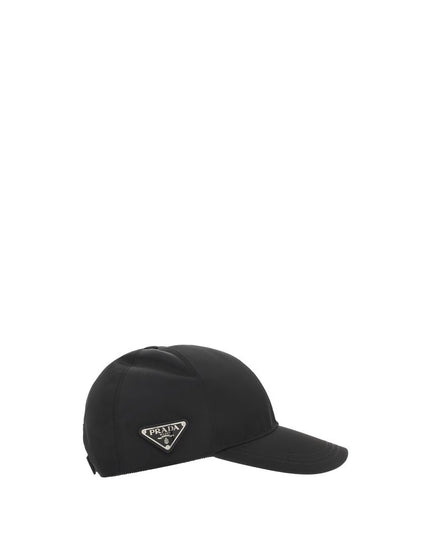 Prada Black Polyamide Cap (Baseball Hat)