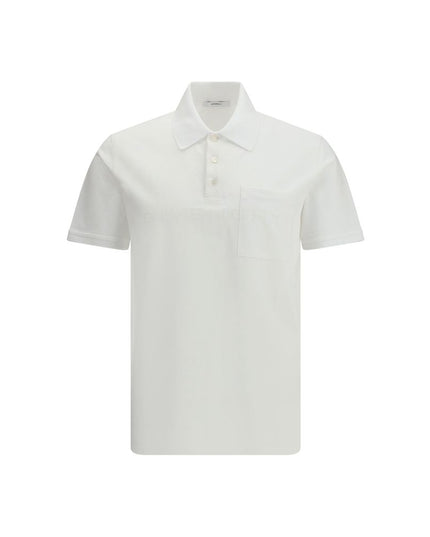 Givenchy White Cotton Polo Shirt