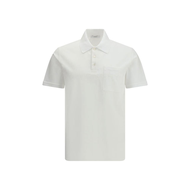 Givenchy White Cotton Polo Shirt