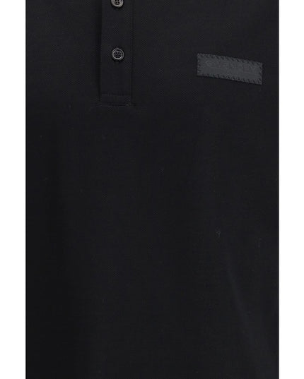 Givenchy Black Cotton Polo Shirt