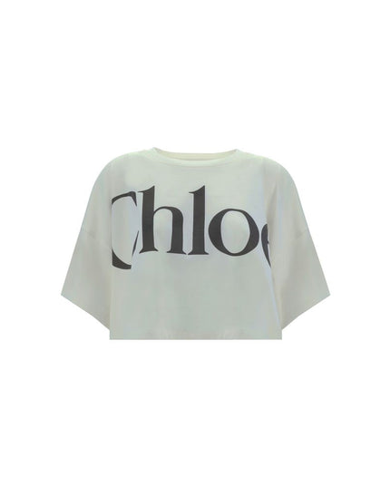 Chloé White Cotton T-Shirt