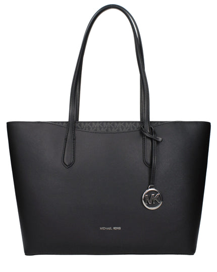 Michael Kors Black Fabric Shoulder Bag