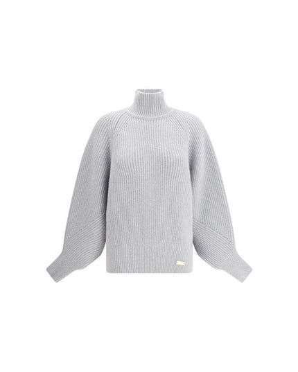 Balmain Gray Wool Sweatshirt